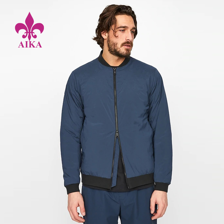 Hot sale Factory Tights Pants - Custom Sports Wear Breathable Pockets Men Light Bomber Jacket Sports Sweatshirt - AIKA