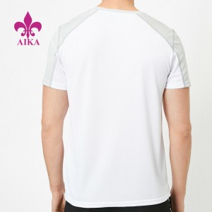 OEM Ihowuliseyili Polyester Quick Dry Fitness Isinxibo Men Custom Mesh Gym T Shirts