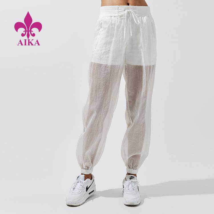 2021 osunwon owo Awọn obinrin Joggers - Top Quality Polyester Spandex Gym Wear Ladies 2 Ni 1 Sweat Pants Wholesale Women Joggers – AIKA