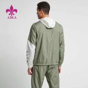 Hot Sale Pull Size Bežecké oblečenie Oblečenie na cvičenie na celý zips Športové bundy Teplákové súpravy pre mužov