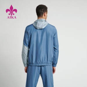 Venda imperdível tamanho puxado para corrida roupas de ginástica com zíper completo jaquetas esportivas agasalhos masculinos