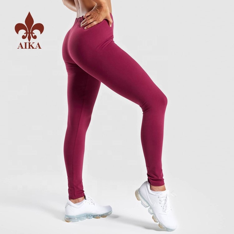 La fabbrica fornisce direttamente il produttore di abbigliamento fitness - Vendita calda NOVITÀ Design plus size push up you tube pantaloni da yoga attillati per ragazza del sesso - AIKA