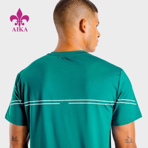 Custom Oversize Unisex Pullover Cotton Workout Clothing Plus Girman T-shirts masu Numfasawa ga Maza