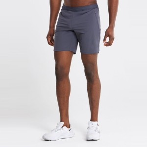 Engros Snøre Side Split Custom Sports Mænd Athletic Shorts med talje lomme