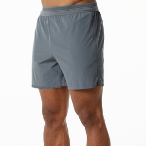 OEM Cool Dry Light Weight Polyester Elastic Waist Athletic Gym Sports Shorts For Men