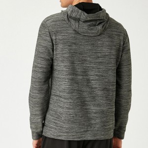 Чоловіча толстовка з вишивкою на замовлення, високоякісний однотонний тренувальний пуловер контрастного кольору з поліестеру