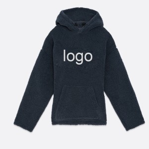 Жогорку сапаттагы машыгуу 100% Полиэстер жүндөн кышкы пуловер Hoodies эркектер үчүн атайын логотип
