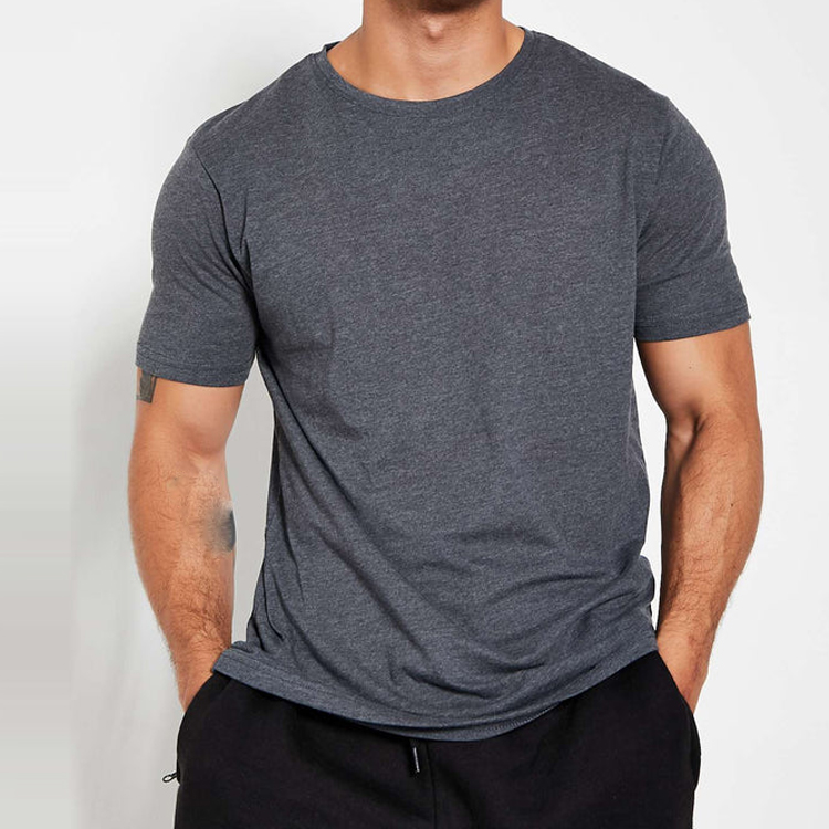 Търговия на едро с висококачествени полиестерни мускулни тениски с персонализирано лого за фитнес тренировки за мъже, детайлни снимки