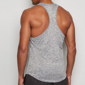 فروش عمده لباس ورزشی Gym Fit Slim Fit Training Quick Dry Singlets Muscle Polyester Racerback Tank Tops for Men