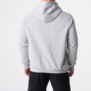 Hoge kwaliteit zwaargewicht aangepaste raglanmouwen atletische heren effen katoenen hoodies aangepast logo