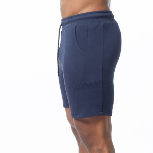 OEM design Stahovací šňůrka Wait Soft French Terry Bavlna Workout Atletické šortky pro muže
