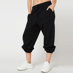 I-OEM Drawstring Waist Custom Boyfriend Workout Joggers Women Oversized Sweatpants