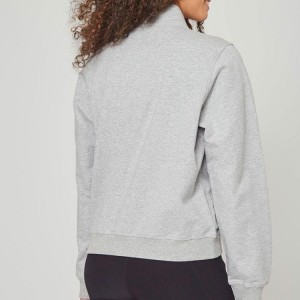 Najprodavaniji obični kratki pulover, ženske pamučne majice s poluzatvaračem