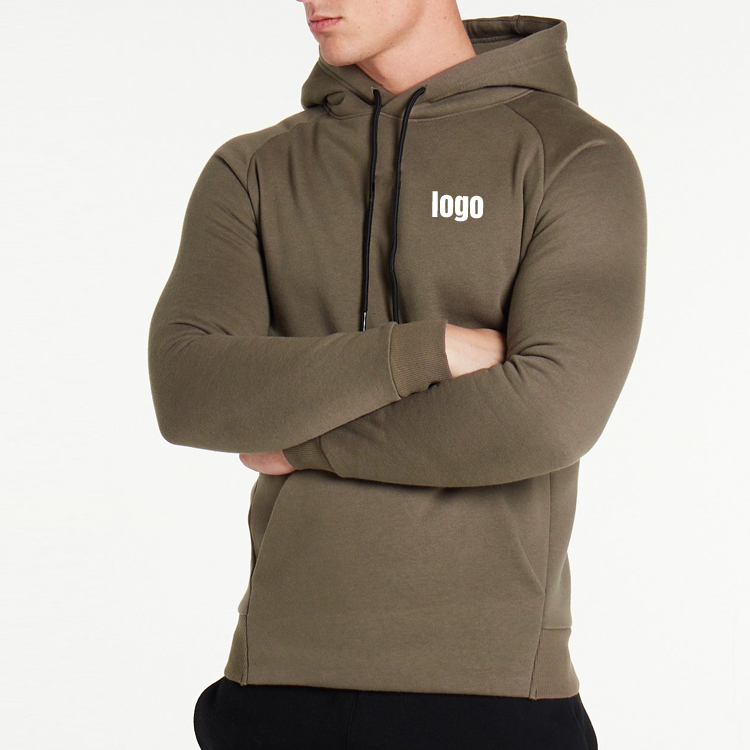 Kualitas Tinggi Poliester Celana Spandex - Kualitas Tinggi OEM Grosir Logo Kustom Otot Slim Fit Workout Gym Blank Hoodies For Men Fitness Wear – AIKA