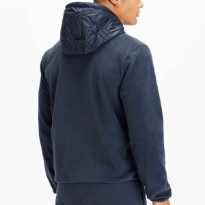 Navaden pulover s kapuco za telovadbo z logotipom po meri za moške