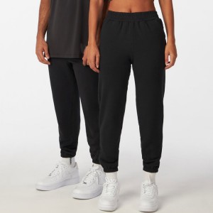 Calças jogger femininas de malha elástica atlética com preço de fábrica na cintura e fundo unissex
