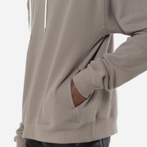 Visokokvalitetna veleprodajna sportska odjeća za fitnes po narudžbi Muška obična pamučna prazna majica s kapuljačom s džepom