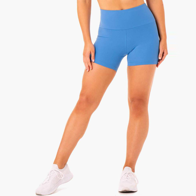 OEM China Yoga Wear Supplier - Жогорку белдүү Push Up Booty Shorts Gym Workout Scrunch Butt Cycling Sports Ftness Yoga Shorts - AIKA