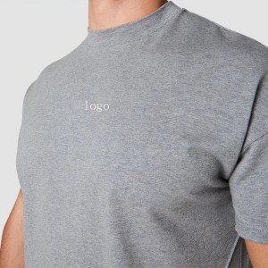 Camisetas masculinas lisas personalizadas de alta qualidade para treino clássico 100% algodão 100% algodão