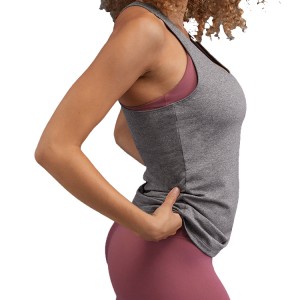 Dames fitness blanco sport losse pasvorm open rug dames aangepaste yoga gym tanktops