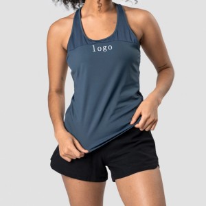 Veleprodajne atletske trkaće stražnje uzice prilagođene mrežaste ženske majice bez rukava