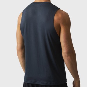 ຄຸນະພາບສູງ Cool Dry Cuff Off Arm Hole Custom Sports Fitness Tank Top ສໍາລັບຜູ້ຊາຍ