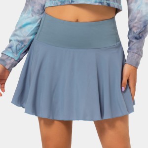 Najpredávanejšie oblečenie do posilňovne Dievčenské Tenisové šaty na fitness ženy 2 v 1 Tenisové sukne s vreckom