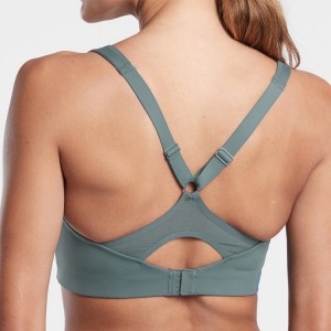 Custom Professional Gym Push Up Adjustable кайыштар Front Zipper Yoga Sport Bras for Women