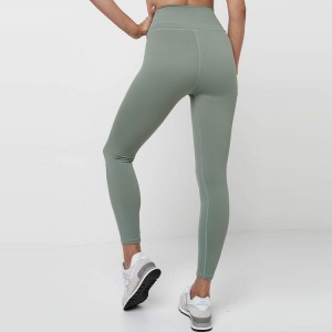 Quần legging tập thể dục eo cao Polyester Spandex tùy chỉnh dành cho nữ