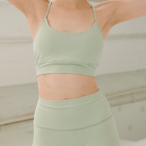 OEM tvornička dvodijelna odijela za fitness koja upijaju vlagu, set ženskih tajica za jogu