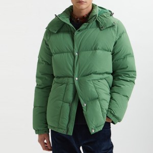 Veleprodajna lagana pufer jakna od 100% najlona s logotipom za muškarce