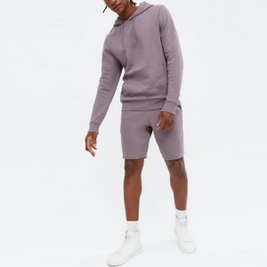 Veleprodajne jednobojne uniseks uske muške pulovere s kapuljačom za vježbanje na veliko