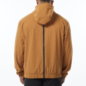Wholesale Casual Pullover Custom Quarter Zipper Hoody Gym Windbreaker Jacket For Men