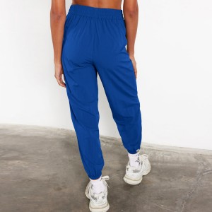Veleprodaja lagane elastične sportske sportske najlonske hlače za jogger za žene
