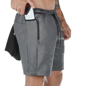 Telocvičné bežecké šortky na mieru odvádzajúce pot Polyester so sťahovacou šnúrkou v páse pre mužov