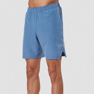 Shorts atléticos de bolso com zíper de alta qualidade personalizados shorts de ginástica fitness para homens