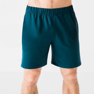 Shorts masculinos de corrida atléticos de cintura elástica personalizados para corrida por atacado