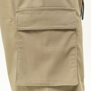 Tvorničke tvorničke veleprodajne muške kratke hlače za trčanje s uzicom oko struka s džepovima za teret