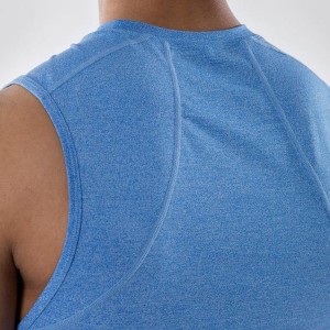 Tvornička cijena Lagani poliesterski spandex majica bez rukava za vježbanje za trčanje za muškarce