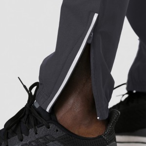 Højkvalitets nylon slim fit træningsbukser Custom mænd Sports joggerbukser med lynlås bund