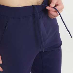 Letvægts hurtigtørrende lynlåslomme sportstræningsbukser Custom Gym joggerbukser til mænd