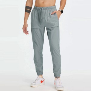 Lehký polyesterový ručník na záda visící na míru Pánské kalhoty na cvičení Jogger