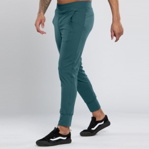 Seneste OEM Polyester Spandex Track Pant Custom Logo Mænd Sports Sweat bukser med lommer