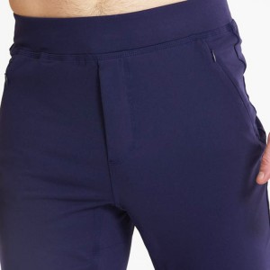 Lett Quick Dry Glidelås Lomme Sports Track Pants Custom Gym Jogger Bukser For Men