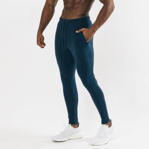 Оптові французькі махрові бавовняні шнурки на талії, чоловічі тренувальні спортивні штани Slim Fit Jogger