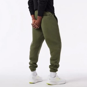 Pánské kalhoty Jogger na zakázku se stahovací šňůrkou, vysoce kvalitní teplákové kalhoty ze 100% bavlny s kapsou
