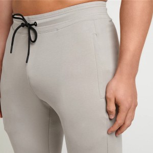 Commerciu à l'ingrossu di alta qualità in cotone persunalizatu Allenamentu Men Slim Fit Gym Joggers With Zipper Pocket