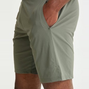 Wholesale Cool Dry Custom Fitness Drawstring Waist Men Gym Sports Nylon Shorts