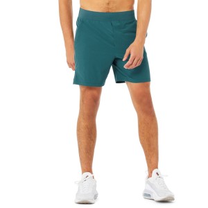 Pantallona të shkurtra fitnesi atletike për meshkuj me peshë elastike OEM Logo e personalizuar me të çarë anësore