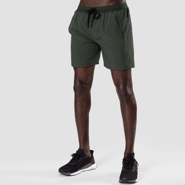 Kina ny produkt Kina joggingbyxor - anpassade högkvalitativa aktiva kläder 100 % polyester sportkläder 2 i 1 gym sport shorts för män – AIKA